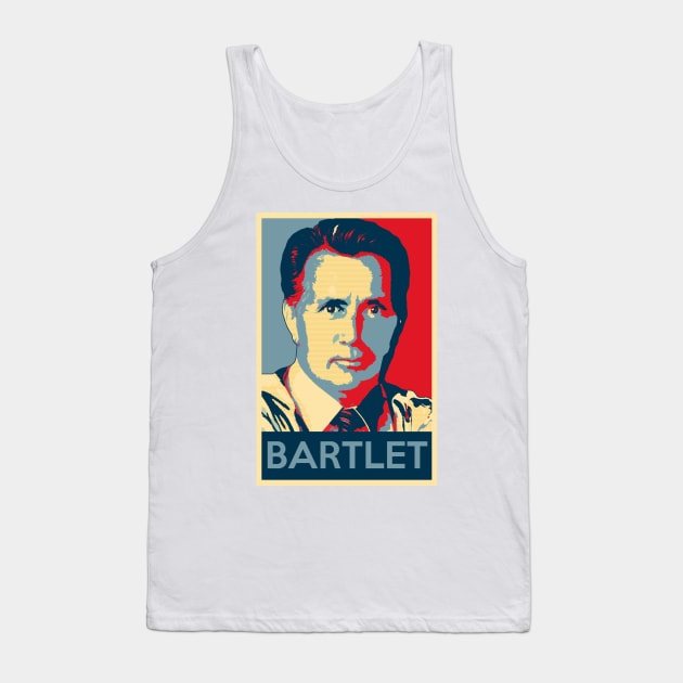 West Wing Bartlet Poster Tank Top by baranskini